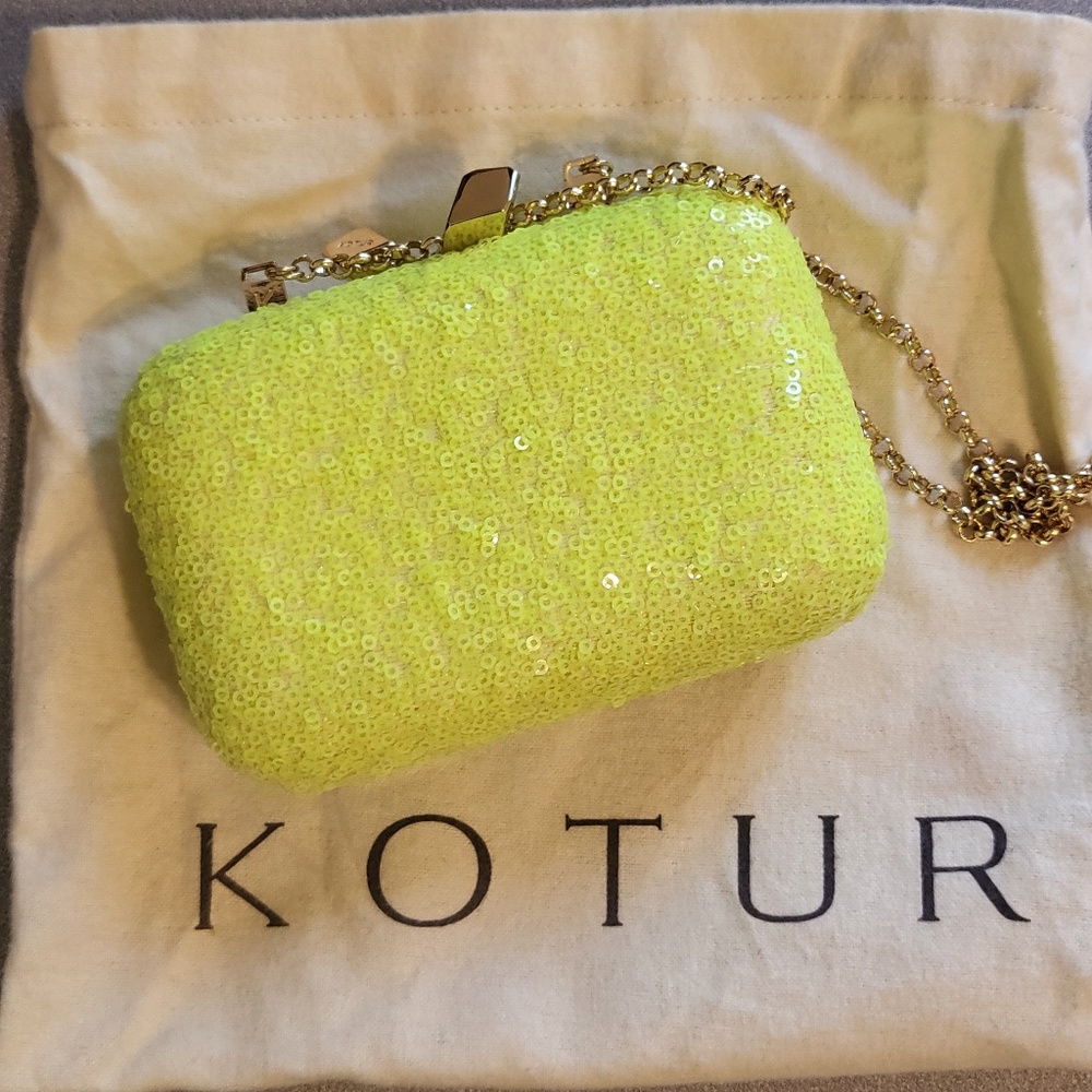 Kotur sequined evening bag